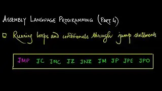 8085 Assembly Language Programming (Part 4) | Conditional Statements and Loops | TDG