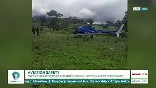 Aviation Safety: Another Helicopter Makes Emergency Landing in Nkawkaw Due to Poor Visibility