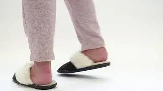 House Of Slippers Barbour LYDIA Ladies Mule Slippers Brown