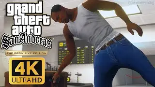 GTA San Andreas Definitive Edition: запуск в 4K на Ryzen 5 5500 и RX 5700 &mdash; FPS тест (Opening Intro)