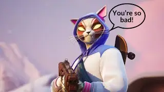 Pretending To Be Bad At Fortnite Then DESTROYING My Friend