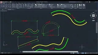 AutoCAD dimcurve Lisp dimension length of any 2D/3D curve (or distance on curve)