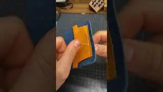 Rift V2&rdquo; cardholder made of #puebloleather leather Nazionale & Napoli colors 🔵⭐️