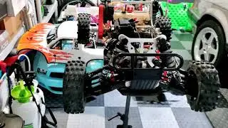 Rovan 45cc Vekta Clone gets a VRC pipe.