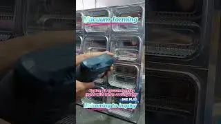 Custom AL vacuum forming molds with teflon coating layer. #thermoforming #vacuumforming #aluminum
