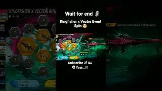 New Kingfisher x Vector Event 🤯, Free Fire New Event Today ~ Garena Free Fire, New Event Spin Trick