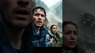 Hikers Swept Away by Landslide  Caught on Camera #shorts
