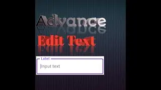 Lecture 7 Advance EditText in Android-| EditText in Android Studio - | 