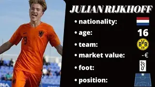Julian Rijkhoff &bull; BVB &bull; Highlights Video (Goals, Assists, Skills)