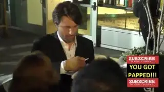 Martin Henderson arrives to ArcLight Theatre to see Miracles From Heaven