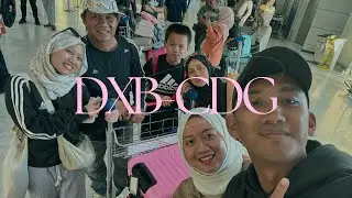 DXB- CDG // TOUCHDOWN PARIS // UBER TO AIRBNB