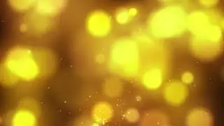 4k Glowing Yellow Particles free moving background video live wallpaper