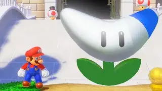 What happens when Mario collects the Boomerang Flower in Super Mario Odyssey?