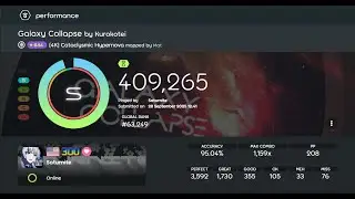 osu!mania || Galaxy Collapse Progress #2 [+HT 95.05%] 208pp
