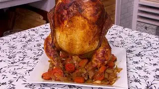 Pollo sentado