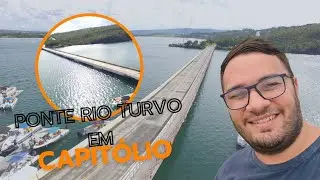 Fui até a ponte do rio turvo em capitólio para fazer lindas imagens com o meu drone