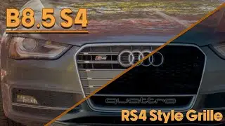 B8.5 S4 | CAP RS4 Style Grille, Best exterior mod!