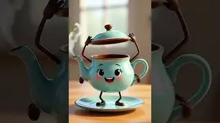 The Happy Teapot That Couldn&rsquo;t Stop Singing! 🎶🫖 | A Whistling Morning Surprise#TeapotTales