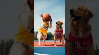 funny dog's play time 🥰#basketball #play #nba