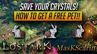 How To Get A Free Pet! Don't Miss This Side Quest! Save Those Crystals | Lost Ark