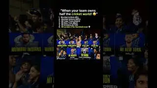 MI Franchises: Dominating Cricket Worldwide #shortfeed