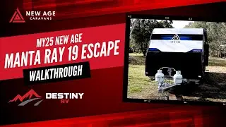 Discover the New Age Manta Ray 19 Escape MY25 | Innovative Caravan Features & Design