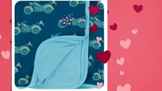 KicKee Pants Boys Stroller Blankets Sea to Shining Sea at Baby Riddle