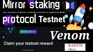 Venom Profit Update || 10 million MIRR Token testnet Airdrop On BTC Wallet