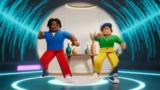 Two ROBLOX characters VIBRANT ENERGY