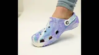 Crocs CLASSIC MARBLED Unisex Clogs White/Oxygen | Shuperb&trade;