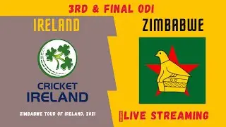 🔴 Live Streaming Cricket Match Today | Ireland vs Zimbabwe | 3rd ODI 2021 | Real Cricket20🏏