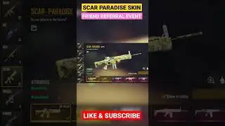 Friend Referral Event | Friend Referral Event In Free Fire | Friend Referral Scar Skin #shorts