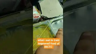 improving food quality by IRCTC #streetfood #food