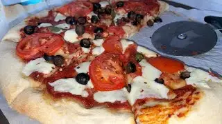 Authentic Italian pizza dough and sauce