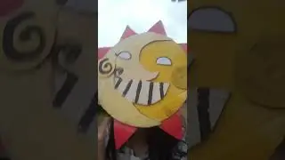 m&aacute;scara do sundrop fnaf. eu que fiz