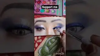 Blue dress eye makeup tutorial  💙 #eyemakeup #makeup #viralvideo #trendingshorts #gorgeousmakeup