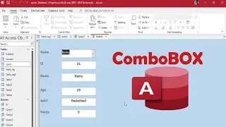 MS Access Tutorial: Auto Populate Fields from Two Tables Using Combo Box
