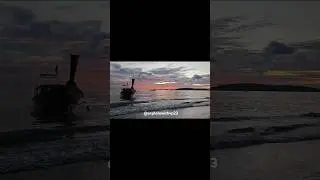 Paradise Found: The Best Sunset Spot in Krabi, Thailand #SunsetView#BeachSunset #NatureLover#explore