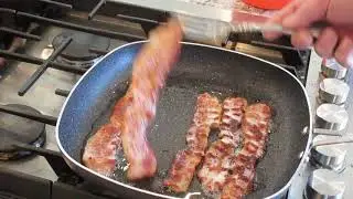 Graniterock 12 inch frying pan Bacon Cook