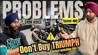 Triumph speed 400 Engine Noice issue | Shim or Timing chain tensioner ? #mandeep_khokhar