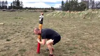 Highland Games Training: How to Set Up and Pick the Caber | Empowered Strength ft. John Odden