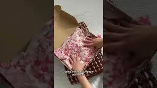 Packaging a fake order! #smallbusiness #vintageclothing