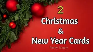 Christmas Card and New Year Card Ideas/Christmas Card Making/ Christmas Greeting Card/ Christmas DIY