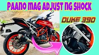 How to Adjust the Seat height/ suspension of motorcycle (DUKE 390)