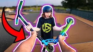 Giving a kid a brand new SCOOTER