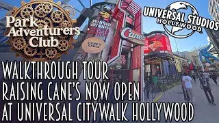First Look: Raising Cane's at Universal CityWalk (Full Walkthrough)