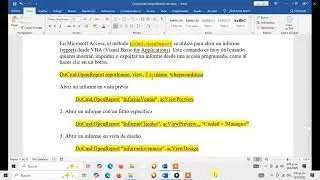 🚀 ¡Domina Access! Abre Informes con VBA y el Método DoCmd.OpenReport (Tutorial y Código)