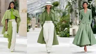 CHANEL Spring/Summer 2026 | Sage Green & Ivory &ndash; Timeless Parisian Runway Elegance