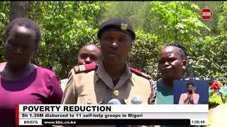 Sh1.39M disbursed to 11 self-help groups in Migori