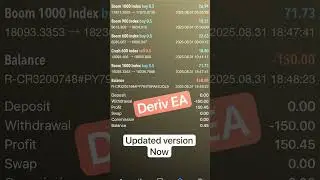 Automated Trading Software | Boom and Crash | Minimum Equity Maximum Profit #forex #live #trader